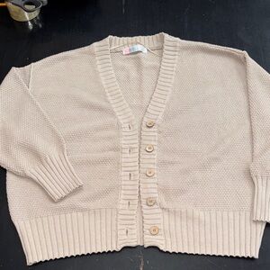 free people hailee cardi set color peyote size large excellent used condition